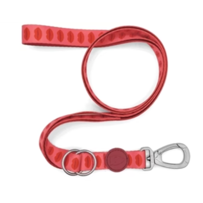 Morso Hundeleine Verstellbar Recycelt Lipstick Pink